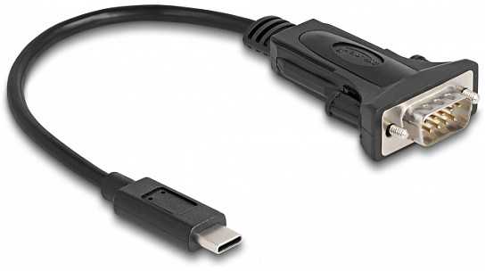 DELOCK adapteris USB Type-C > 1 x serijinis RS-232 D-Sub 9 kontaktų