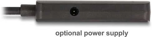 Kabelis USB Delock USB-C - USB-C 5 m Juodas (80028)