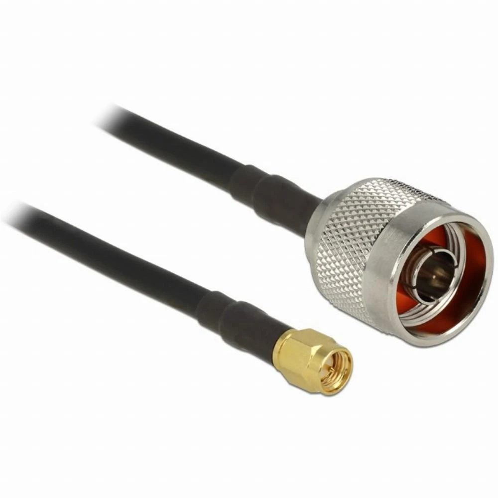 Antenos laidas su N ir SMA jungtimis