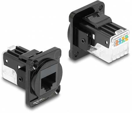 Delock Modulis typu D RJ45 Cat.6A Lizdas do gniazda LSA (87817)