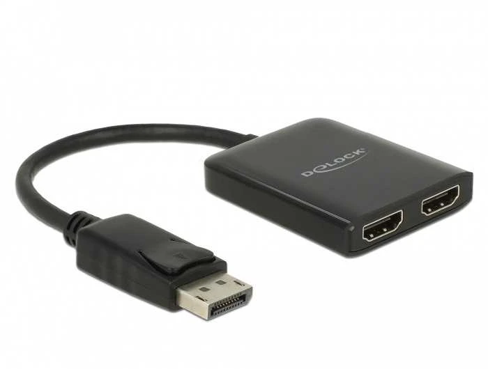 DisplayPort į 2x HDMI MST skirstytuvas