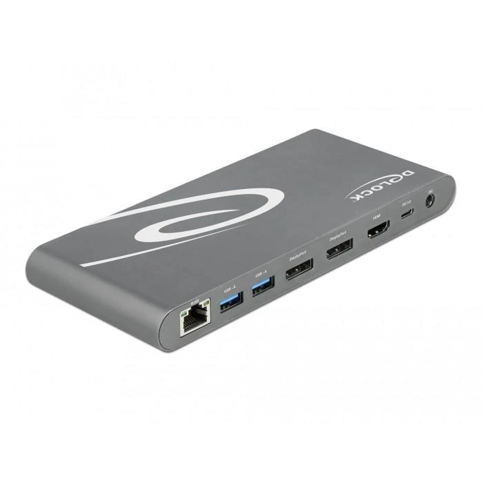 Delock USB-C stotelė su prievadų išdėstymu