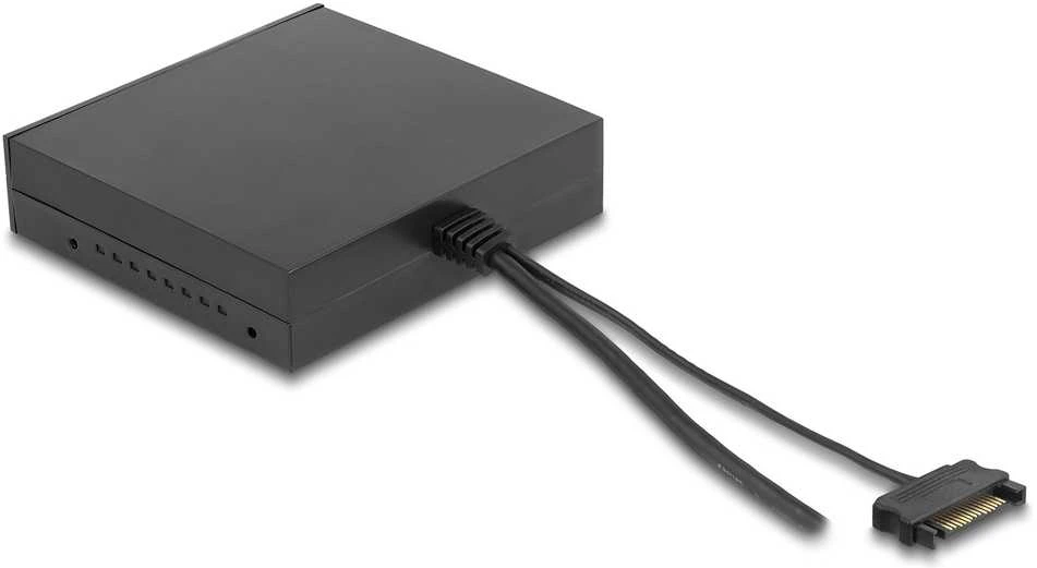 DLC DeLOCK 64057 diskų įrenginio skyriaus dangtelis Juoda