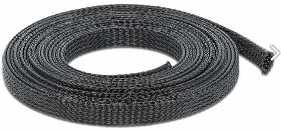 DELOCK 5M 12MM TEMPAMŲJŲ KABELIŲ PINĖ JUODA