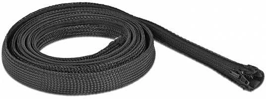DELOCK kabelio jungtis 2M 20MM užtrauktukas juodos spalvos poliesteris