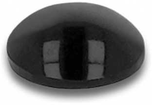 Delock Rubber feet round self-adhesive 10 x 3 mm 50 pieces juodas