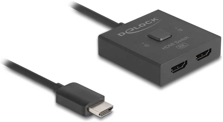 Delock Delock HDMI Switch 2 auf 1 bidirektional 8K