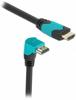 DeLOCK HDMI laidas su kampine jungtimi