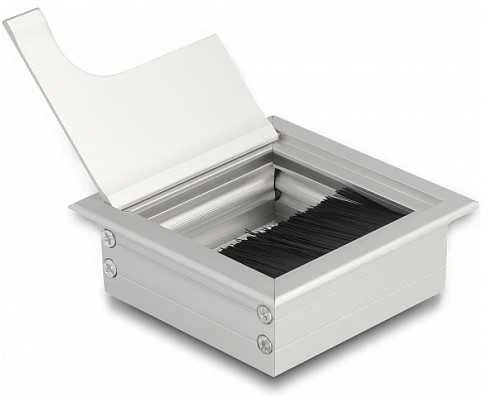 DeLOCK 66860 organizator na kable Biurko Cable grommet Sidabrinė 1 vnt.