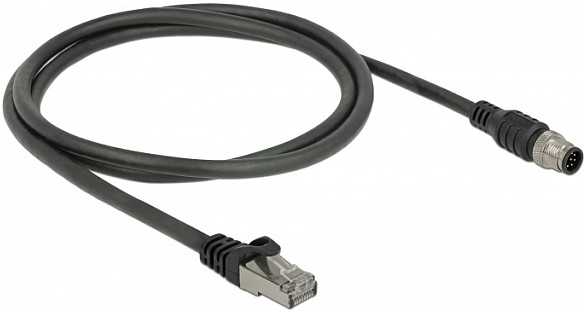 Delock Kabelis sieciowy Juodas 1 m Cat5e S/FTP (S-STP) (84922)