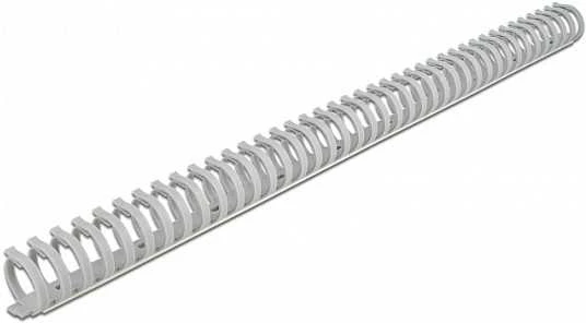 Delock Kabelkanal Flexibel selbstklebend schraubbar 35 x 30 mm - Länge 50 cm grau
