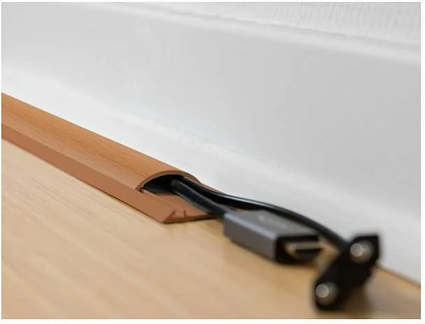 Delock DELOCK kabelių kanalas, lipnus 50x13mm, 1m medžio išvaizda