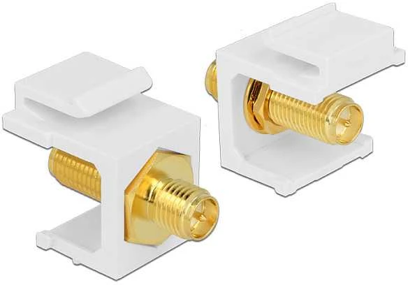 Delock 86356 - Baltas - RP-SMA - RP-SMA - 22,3 mm - 16,3 mm