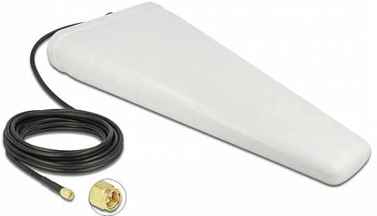Delock LTE Antenne SMA Stecker 9 - 11 dB direktional mit Anschlusskabel
