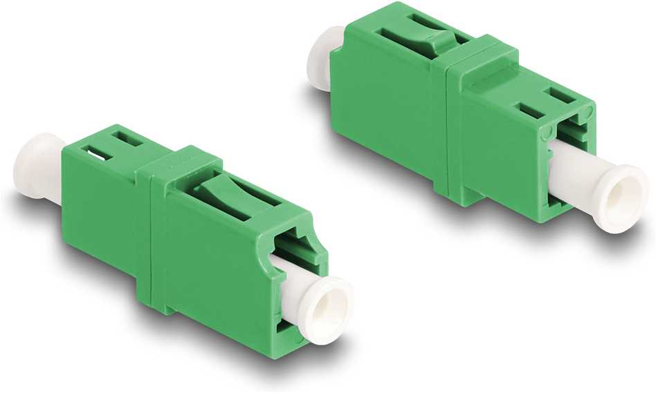Adapteris AV Delock DeLOCK 87984 adapter światłowodowy LC/APC Žalias
