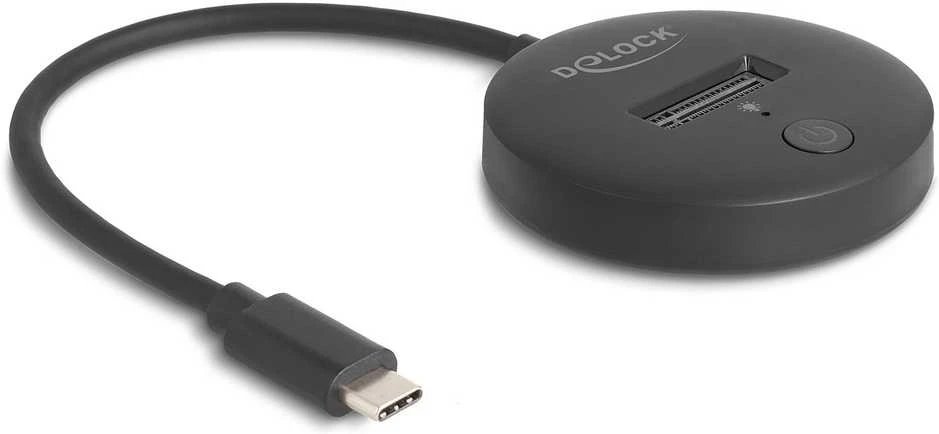 Delock M.2 Dockingstation für M.2 NVMe / SATA SSD mit USB 10 Gbps USB Type-C™ Stecker
