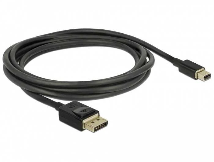 DELOCK Mini DisplayPort į DisplayPort kabelis 8K 60Hz 2m DP 8K sertifikuotas