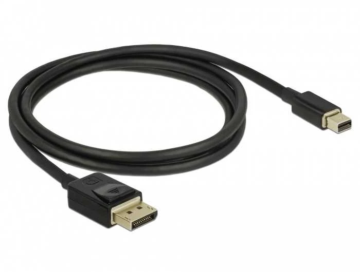 Kabelis Delock DisplayPort Mini – DisplayPort 1m juoda (84927)