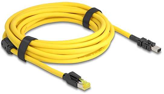 Delock DeLOCK 81253 kabelis sieciowy Juodas, Geltonas 5 m Cat6