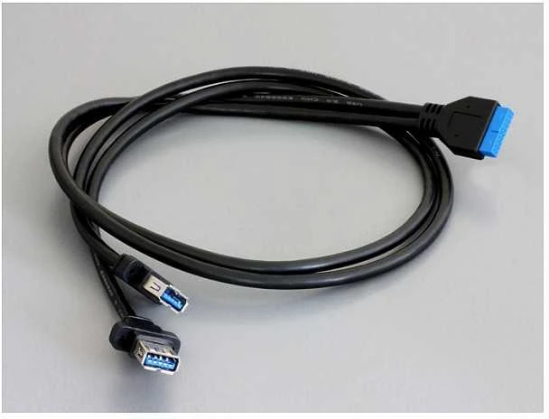 „Delock“ mini PCIe įvesties/išvesties PCIe pilno dydžio 1 x 19 kontaktų USB 3.0 kontaktų antgalis