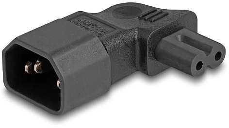 Delock DeLOCK 80473 mova / adapteris IEC 60320 C14 IEC 60320 C7 Juoda