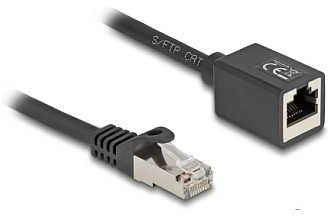 Delock kabelis sieciowy juoda 2 m Cat6a S/FTP (S-STP)