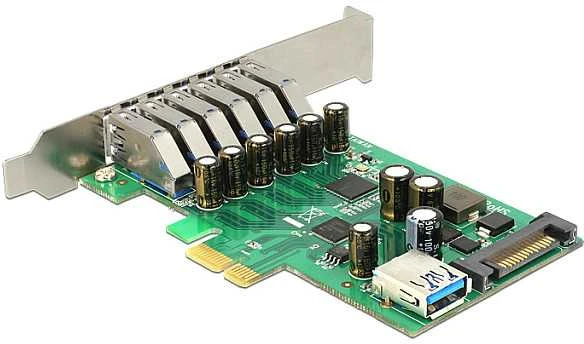Kontroleris Delock PCIE 2.0 x1 – 7x USB 3.0 (89377)