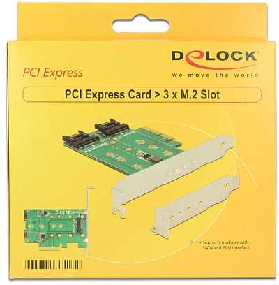Maršrutizatorius „Delock“ PCIe 3.0 x4 valdiklis - 2x M.2 SATA (89518)