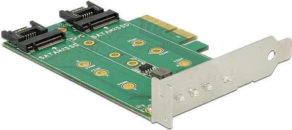 Maršrutizatorius „Delock“ PCIe 3.0 x4 valdiklis - 2x M.2 SATA (89518)