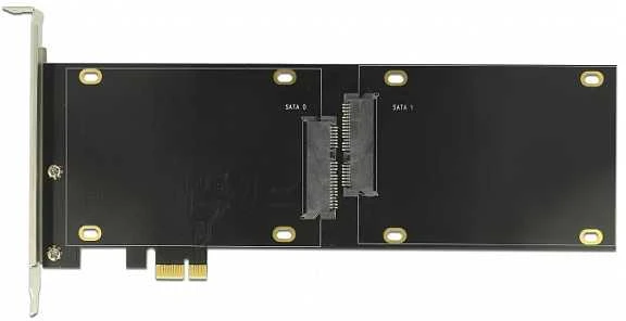 „DeLOCK PCIe x1“ valdiklis, skirtas 2 SATA HDD / SSD diskams