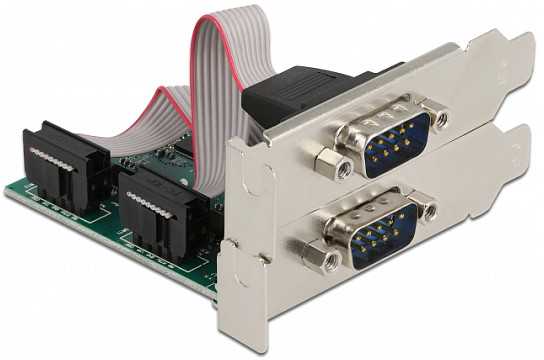 Kontroler Delock PCI Express x1 Karta do 2 x Szeregowy RS-232 (90046)