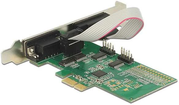 Delock PCI Express x1 Karte zu 4 x Seriell RS-232
