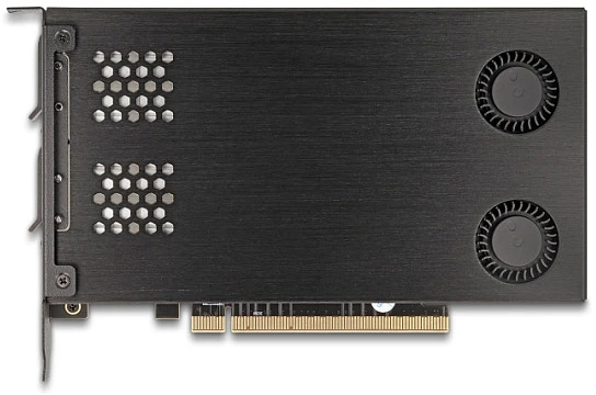 Delock PCI Express x16 Karte Wechselrahmen für 2 x M.2 NVMe SSD - Bifurcation