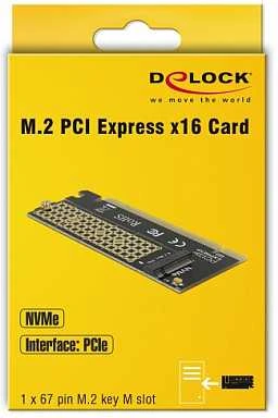 Delock PCI Express x16 Karte zu 1 x NVMe M.2 Key M