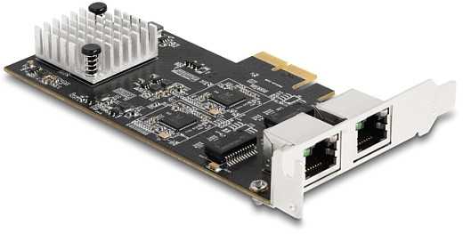 DeLock PCI Express x2 Karte zu 2 x RJ45