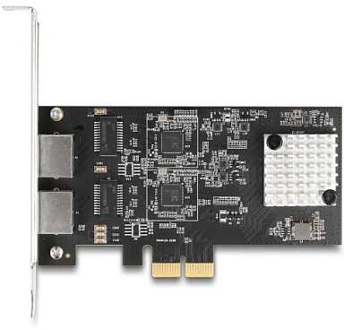 DeLock PCI Express x2 Karte zu 2 x RJ45