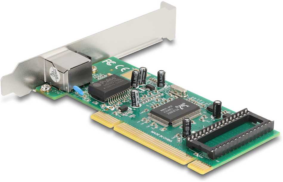 Karta jungiama į tinklą Delock Delock - Netzwerkadapter - PCI Low-Profile - 10/100/1000Base-T(X) x 1