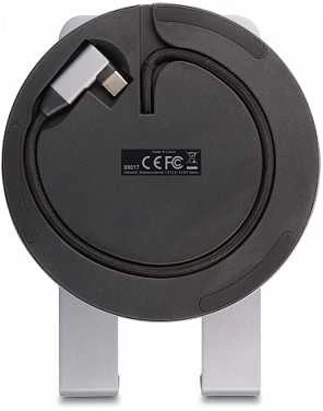Delock HUB USB planšetinių kompiuterių ir nešiojamųjų kompiuterių prijungimo stotelė 4K su integruotu laikikliu - HDMI / USB / Hub / SD / Micro SD / PD 3.0 - 360 laipsnių pasukamas