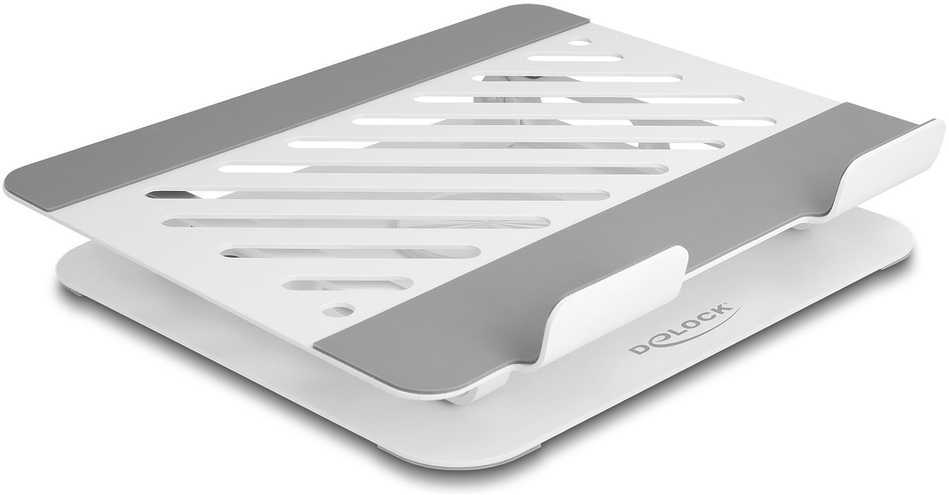 Delock Podstawka pod Planšetė i Notebook regulowana aluminiowa - 360° obrotowa (18455)
