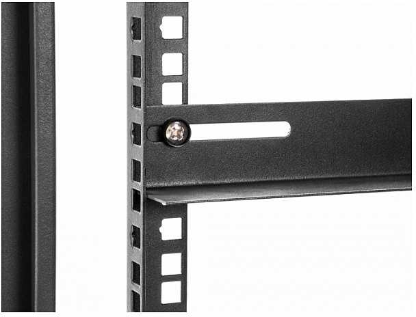 Delock Delock 19 col. Tragschiene fur Netzwerkschrank 450 x 40 mm 2 Stuck