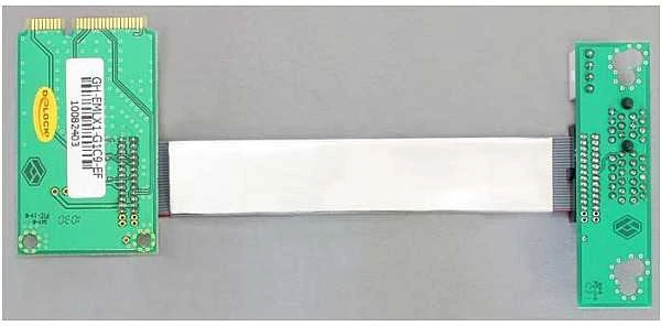 Delock Riser kortelė PCIe X1 lanksti - 13 cm kabelis / jungtys