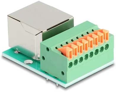 Delock RJ45 lizdas su mygtuku Cat.5e