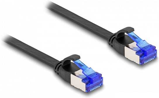 Delock DELOCK RJ45 Flachband Patchkabel Stecker zu Stecker Cat.6A