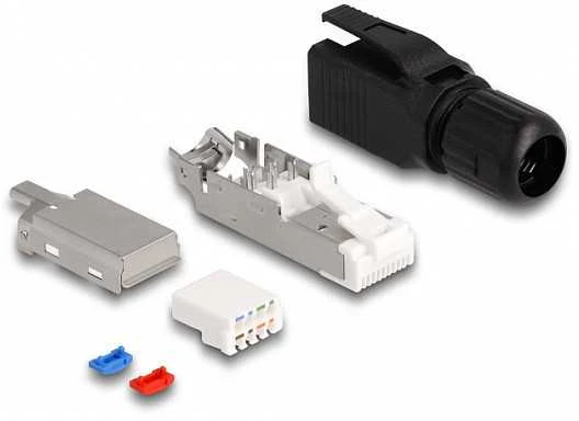 Delock RJ45 kištuko lauko mazgas Cat.6A