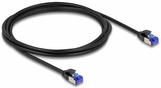 Delock Kabelis RJ45 Cat.6A S/FTP 2 m Juodas (80228)