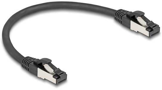 Delock DeLOCK 80566 kabelis sieciowy Juodas 0,25 m Cat8.1 S/FTP (S-STP)