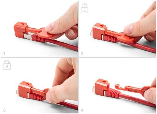 Delock RJ45 Port Blocker Set do wtyków RJ45 10 vnt