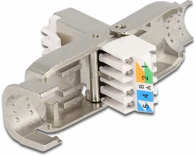 Delock RJ45 kištukas Cat.6A STP be įrankių
