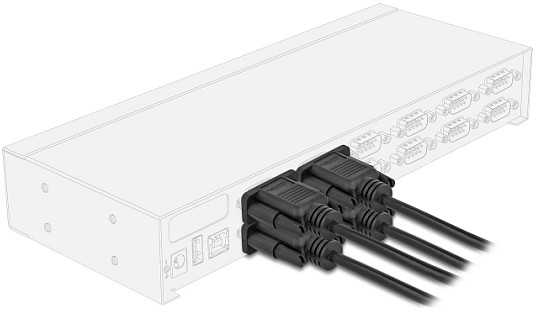 Delock Kabelis Digitus D-Sub (VGA) - D-Sub (VGA) 5m juoda (86826)