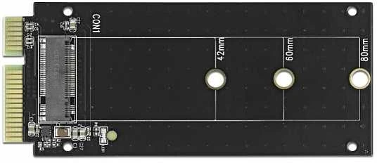 DeLOCK SATA 22 kontaktų kištukas į M.2 Key B lizdo adapterį, SATA, M.2, 6 Gbit/s, 45 mm, 97 mm, 4 mm